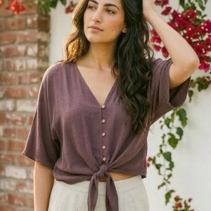 Linen Sierra Top